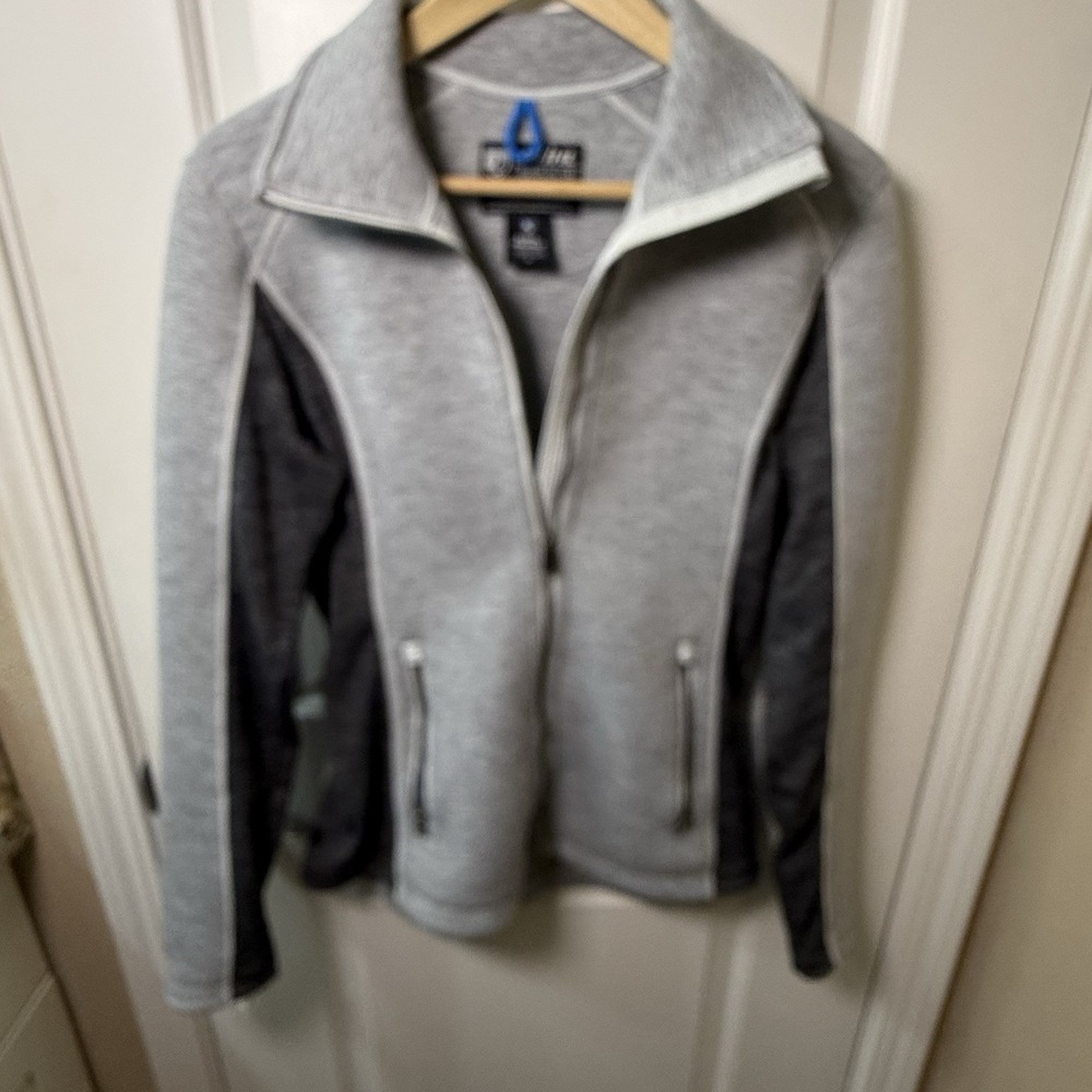 Kuhl Projekt Jacket Womens S Gray Full Zip Stretch Hiking Colorblock